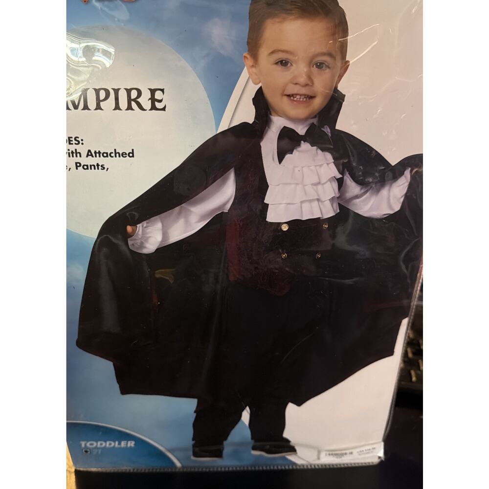 Vampire Costume Kids Toddler Size 2T - Picture 9 of 9